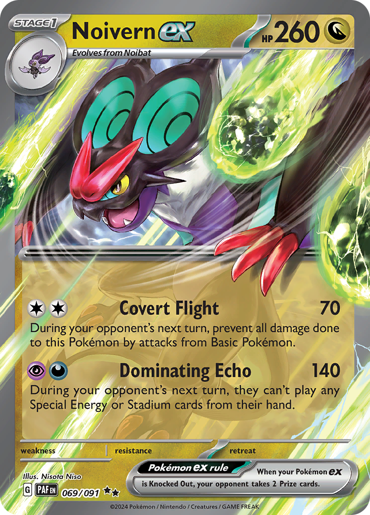 Paldean Fates - Noivern Ex 069/091