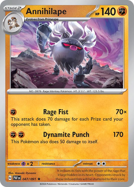 Paldean Fates - Annihilape 047/091