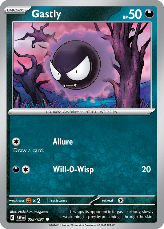Paldean Fates - Gastly 055/091