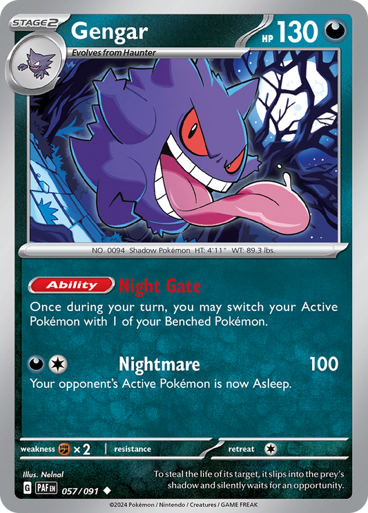 Paldean Fates - Gengar 057/091