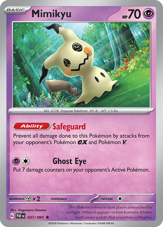 Paldean Fates - Mimikyu 037/091