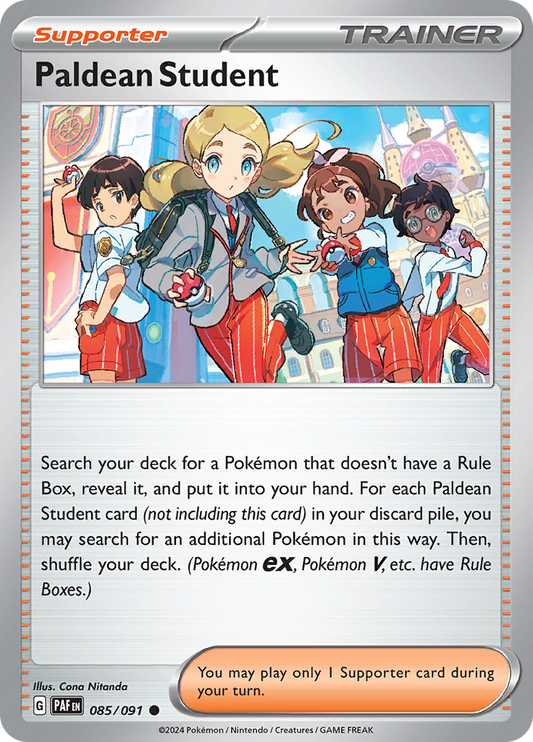 Paldean Fates - Paldean Student 085/091
