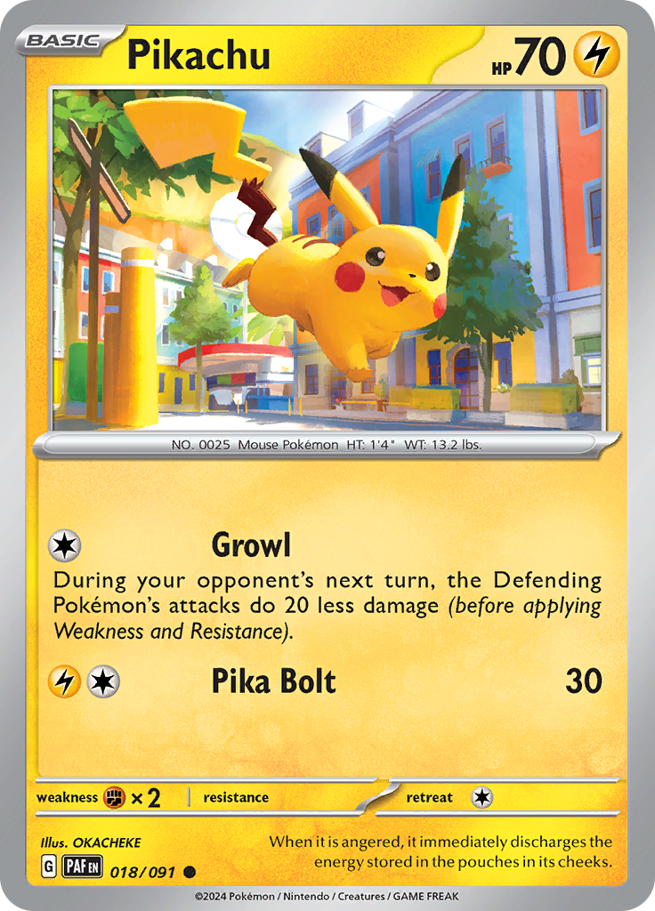 Paldean Fates - Pikachu 018/091