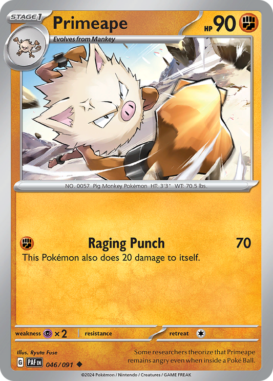 Paldean Fates - Primeape 046/091