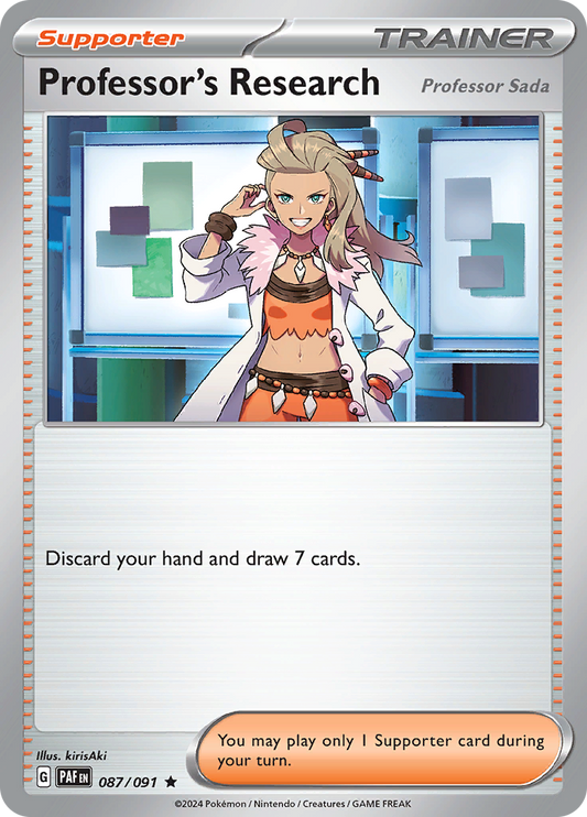 Paldean Fates - Professor's Research 087/091