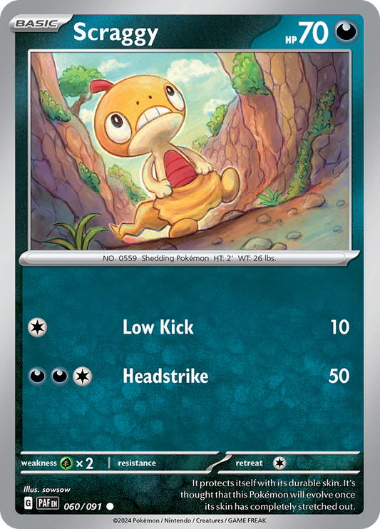 Paldean Fates - Scraggy 060/091