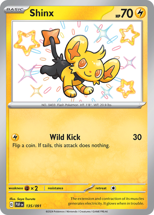 Paldean Fates Shinx 135/091 Shiny Rare